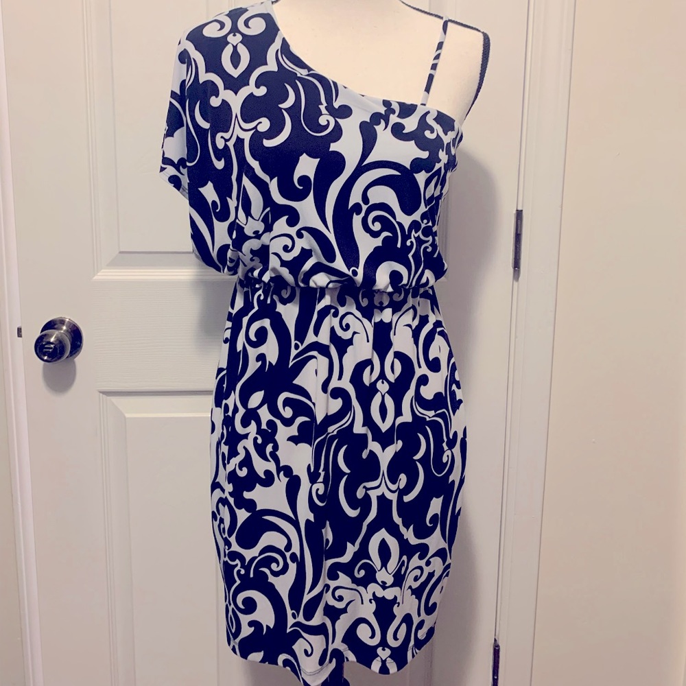 FINAL SALE! One shoulder spaghetti strap dress